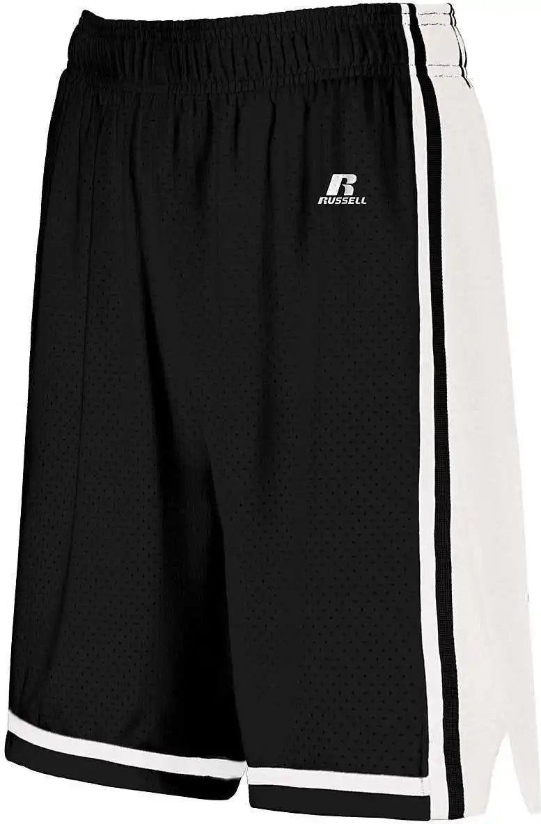Russell 4b2vtx Ladies Legacy Basketball Shorts - Black White