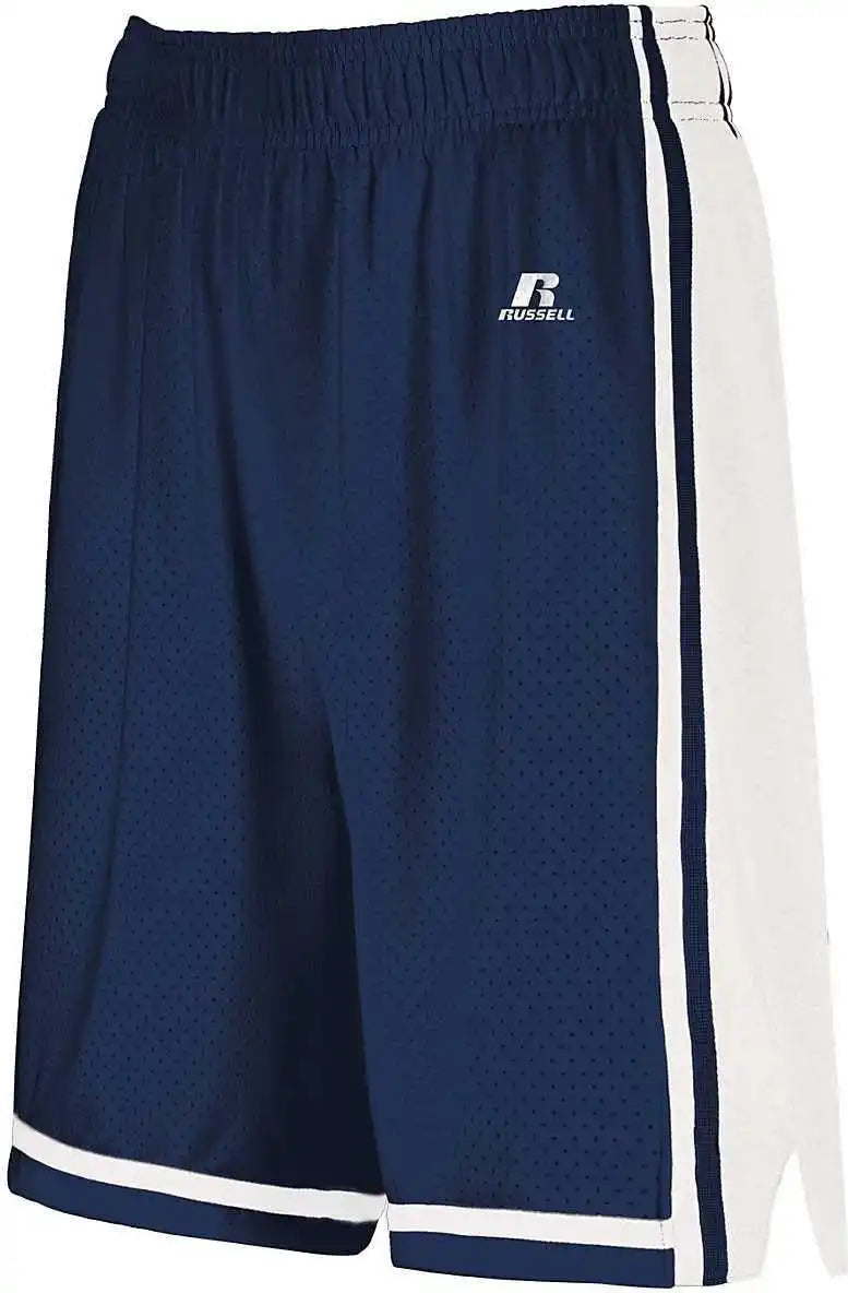 Russell 4b2vtx Ladies Legacy Basketball Shorts - Navy White