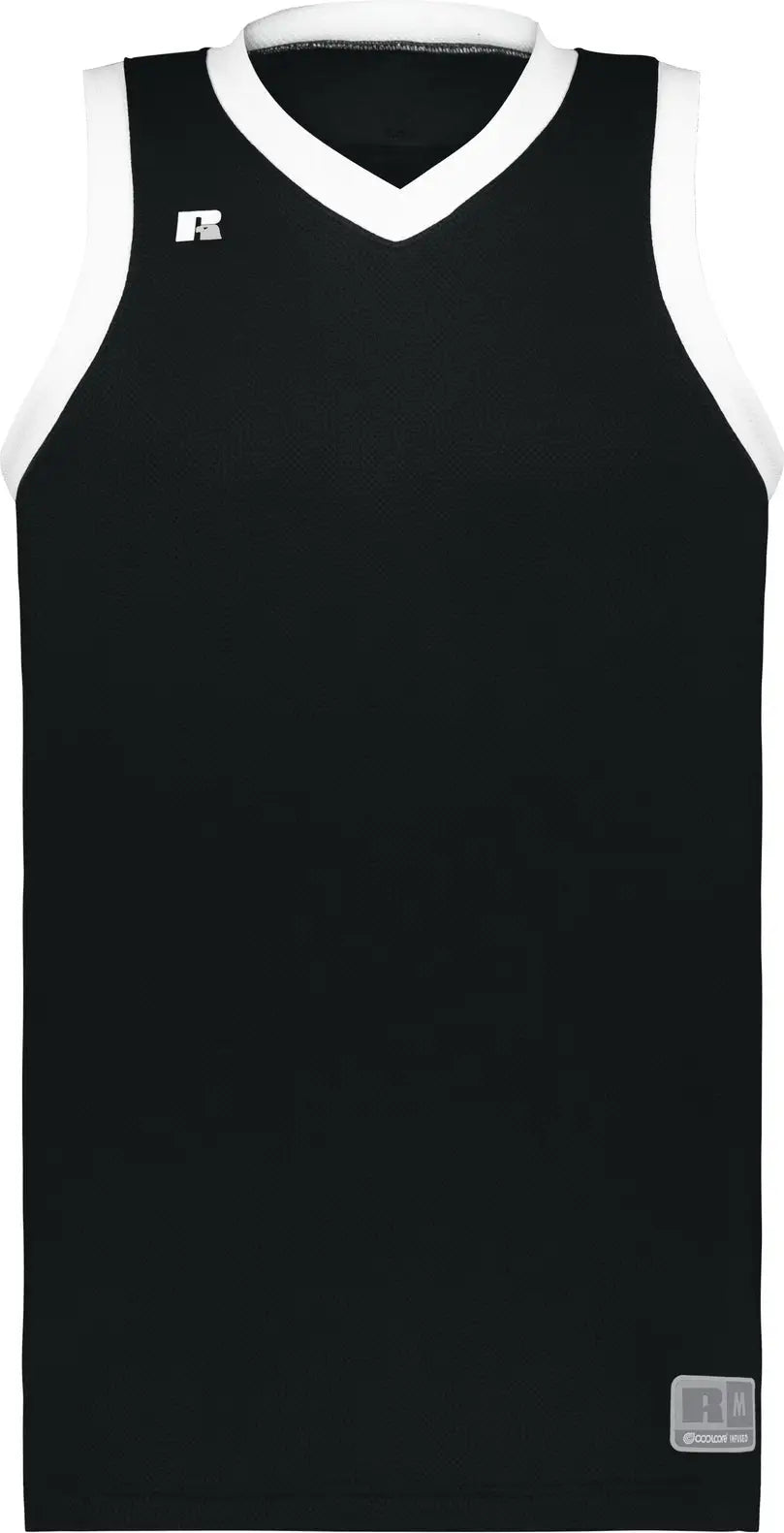 Russell 5r3chb Youth Coolcore Elite Jersey - Black White
