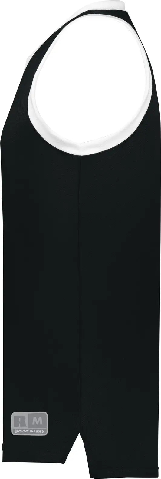 Russell 5r3chb Youth Coolcore Elite Jersey - Black White