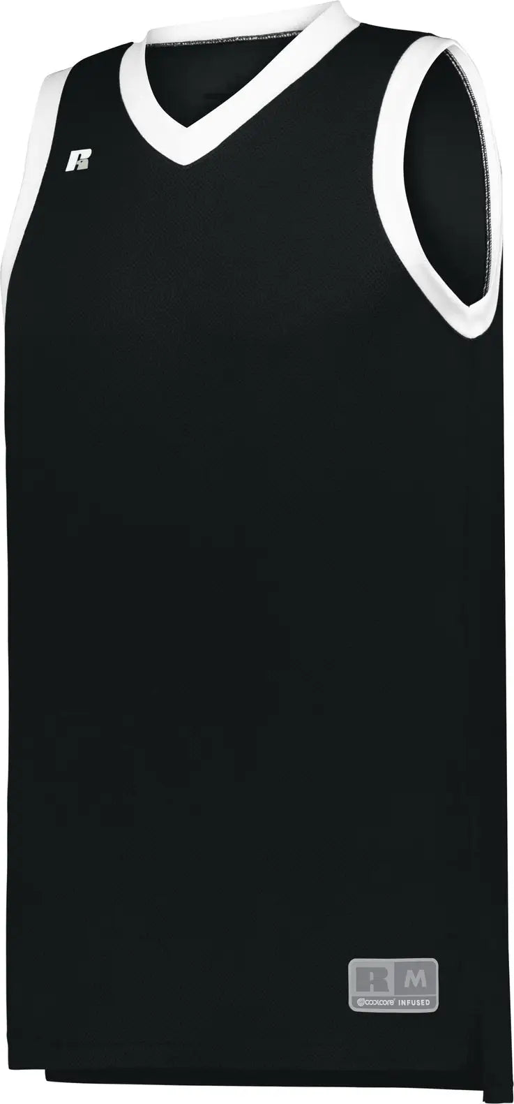 Russell 5r3chb Youth Coolcore Elite Jersey - Black White - s