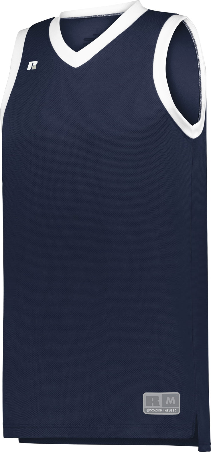 Russell 5r3chm Coolcore Elite Jersey - Navy White