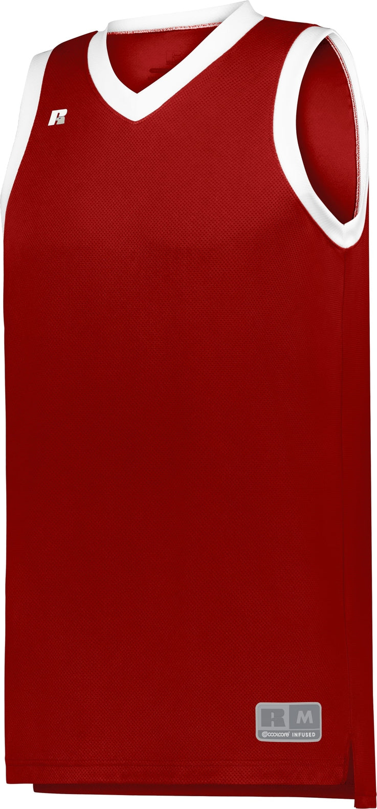 Russell 5r3chm Coolcore Elite Jersey - True Red White - Adult s
