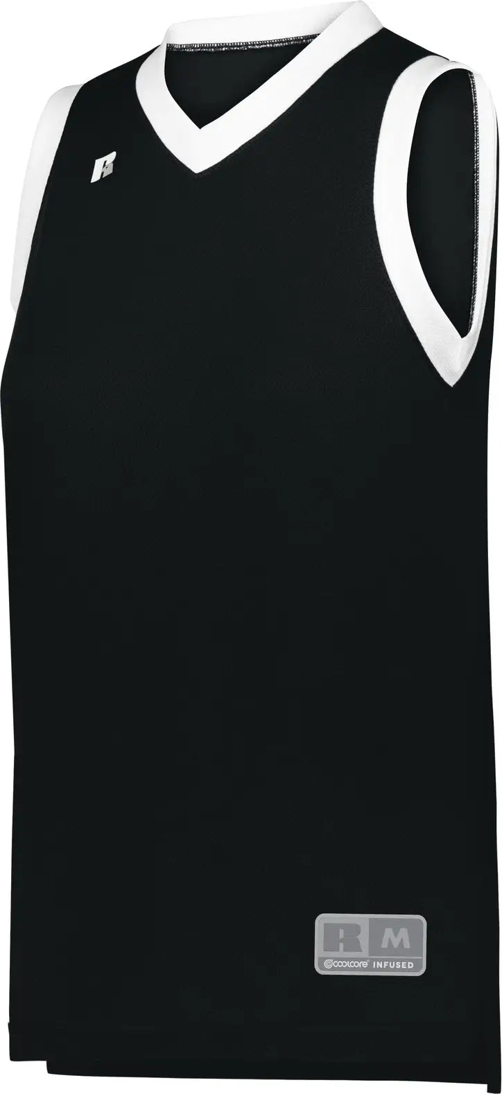 Russell 5r3chx Ladies Coolcore Elite Jersey - Black White - Xs