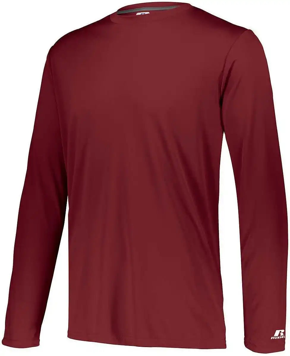 Russell 631x2m Dri Power Core Performance Long Sleeve Tee Cardinal