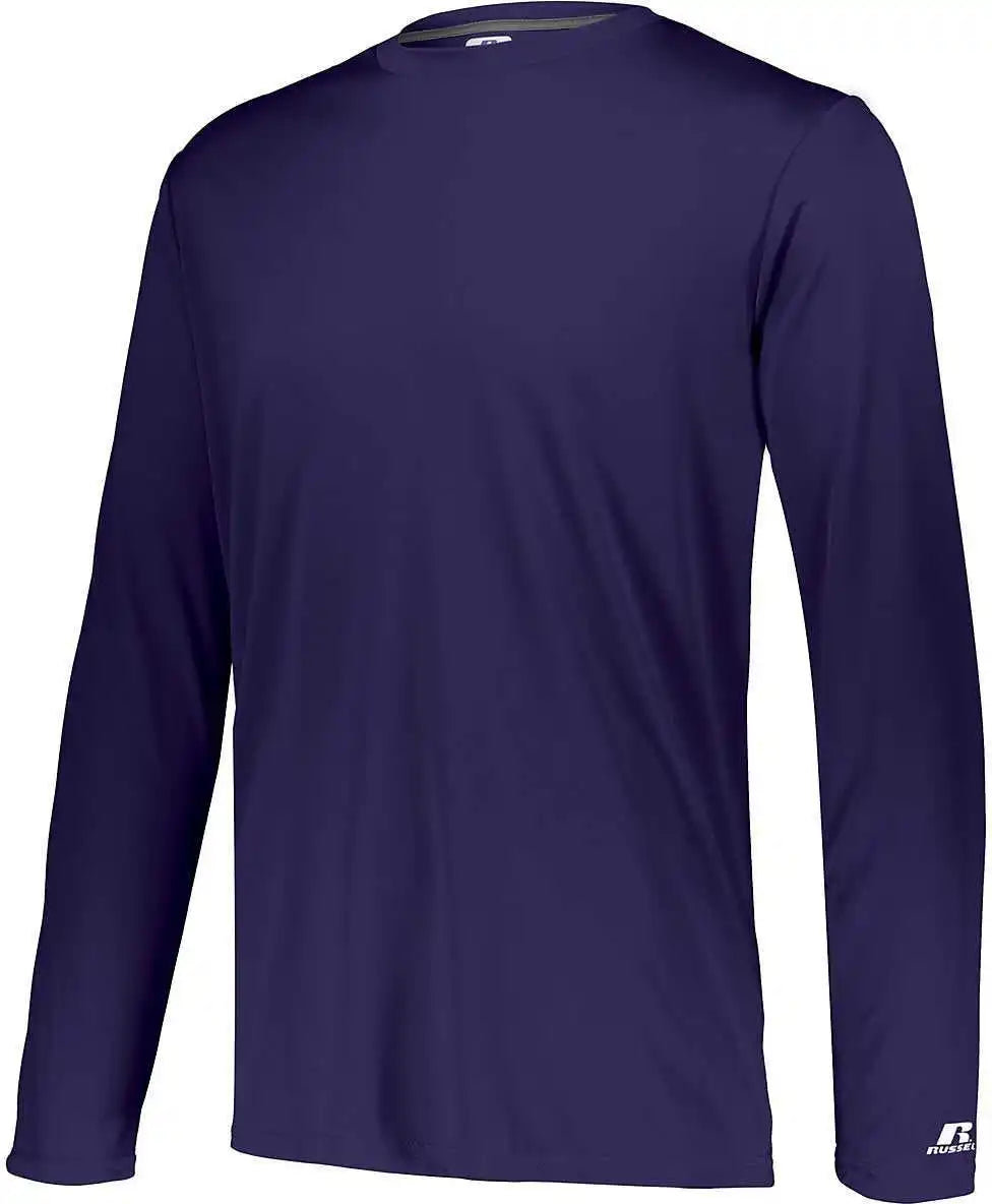 Russell 631x2m Dri-power Core Performance Long Sleeve Tee - Purple