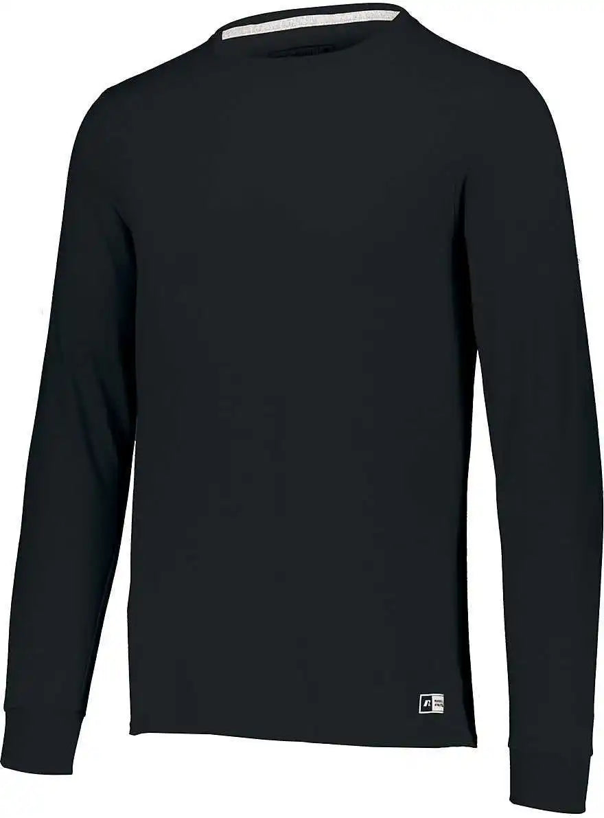 Russell 64lttm Essential Long Sleeve Tee - Black