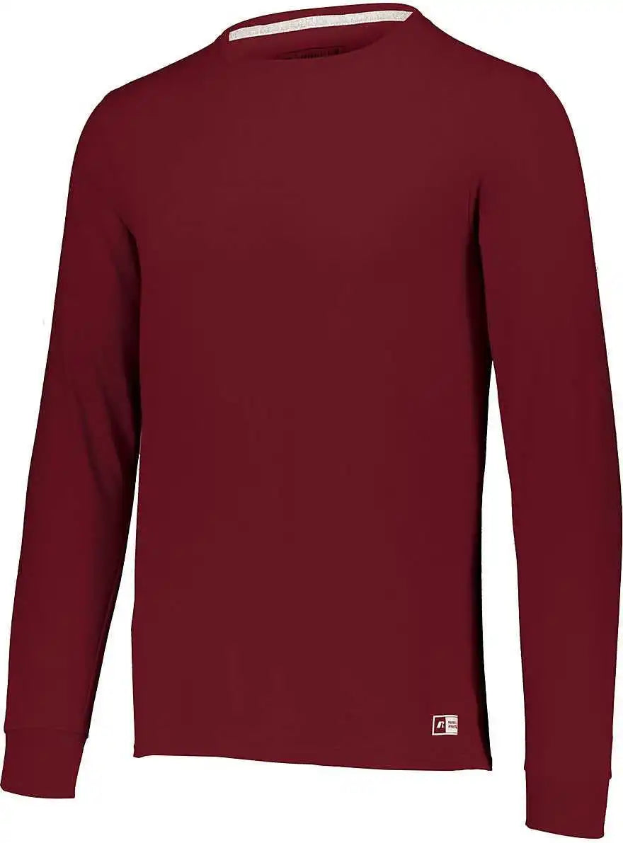 Russell 64lttm Essential Long Sleeve Tee - Cardinal