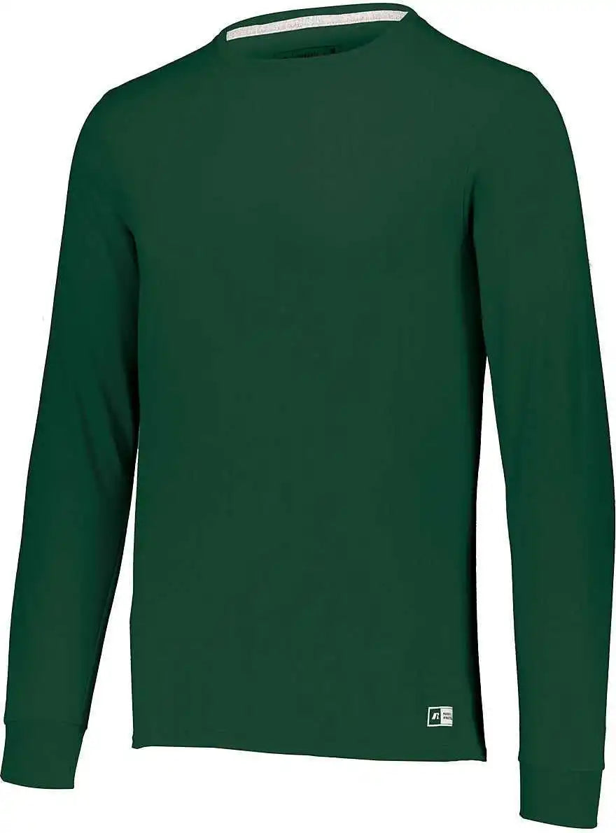 Russell 64lttm Essential Long Sleeve Tee Dark Green
