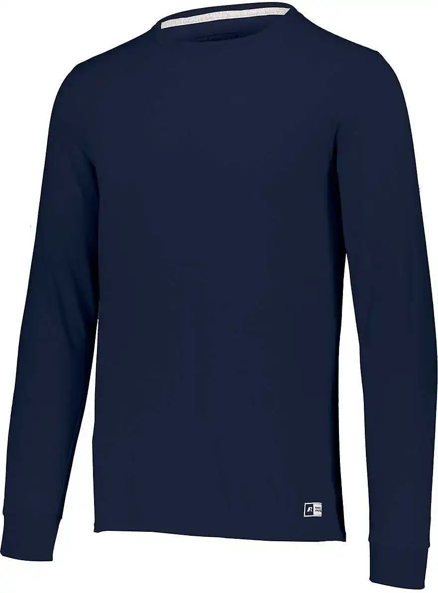 Russell 64lttm Essential Long Sleeve Tee - Navy