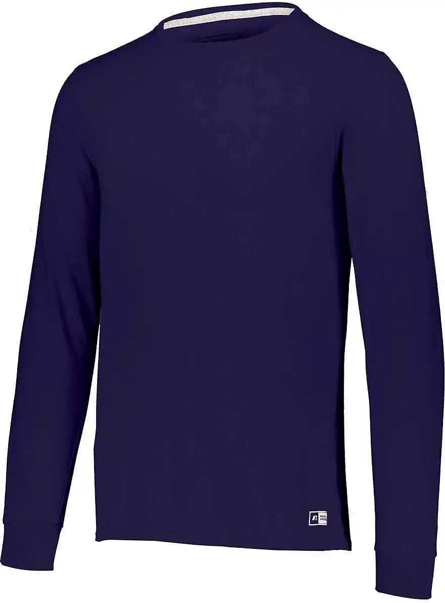 Russell 64lttm Essential Long Sleeve Tee - Purple