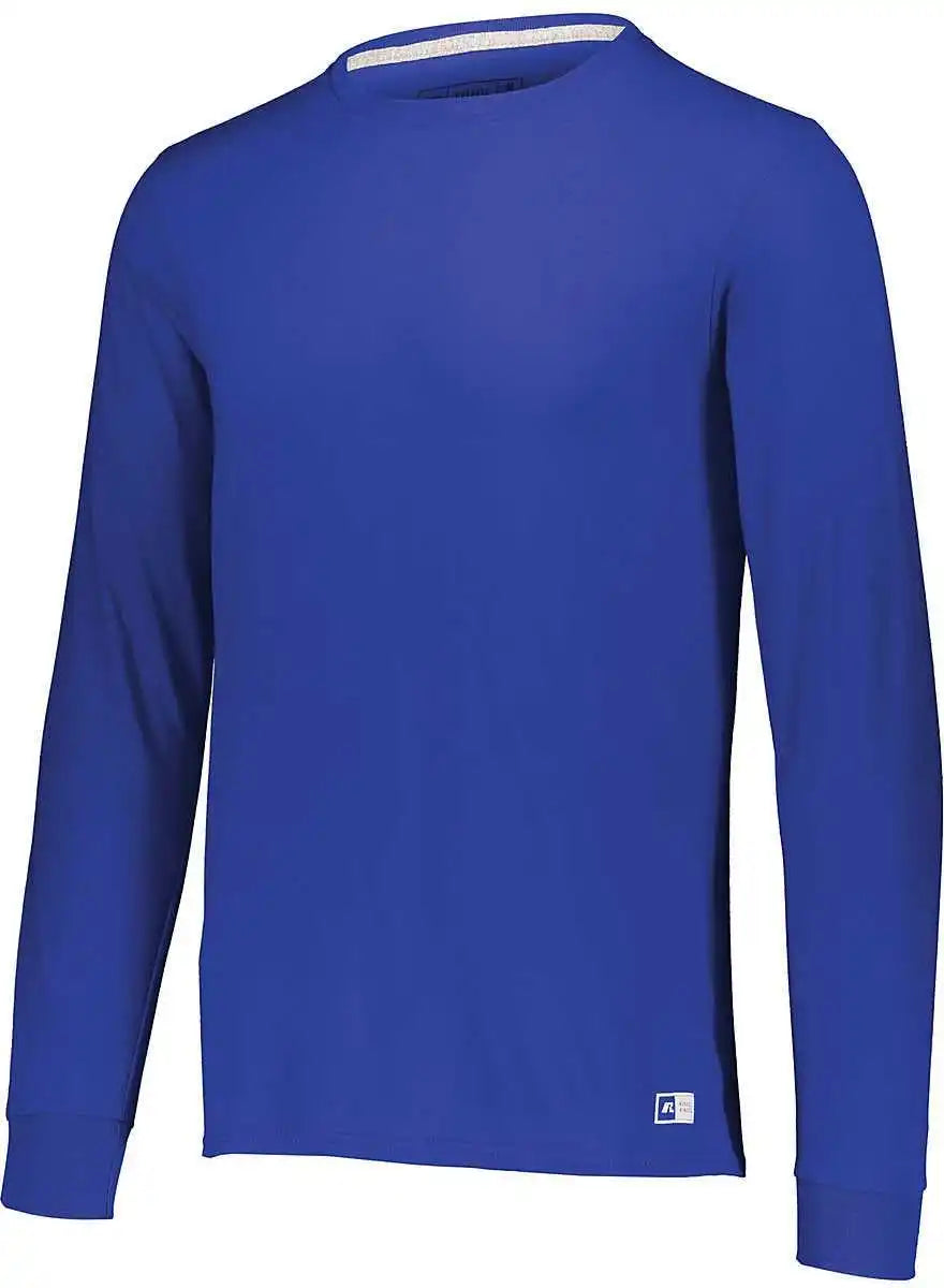 Russell 64lttm Essential Long Sleeve Tee - Royal