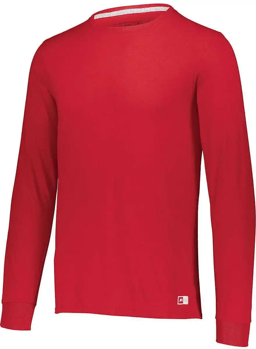 Russell 64lttm Essential Long Sleeve Tee - True Red