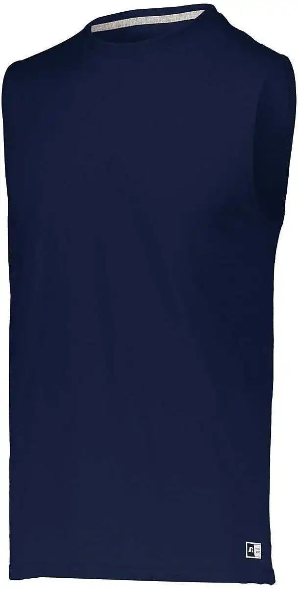 Russell 64mttm Essential Muscle Tee Navy