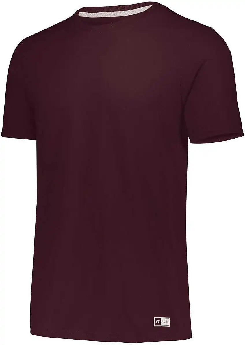 Russell 64sttm Essential Tee Maroon