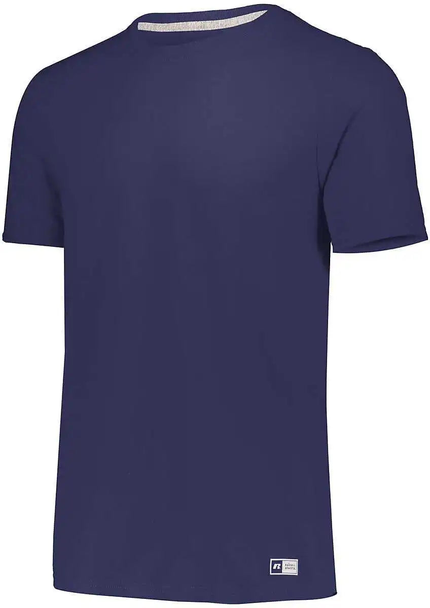 Russell 64sttm Essential Tee Vintage Heather Navy