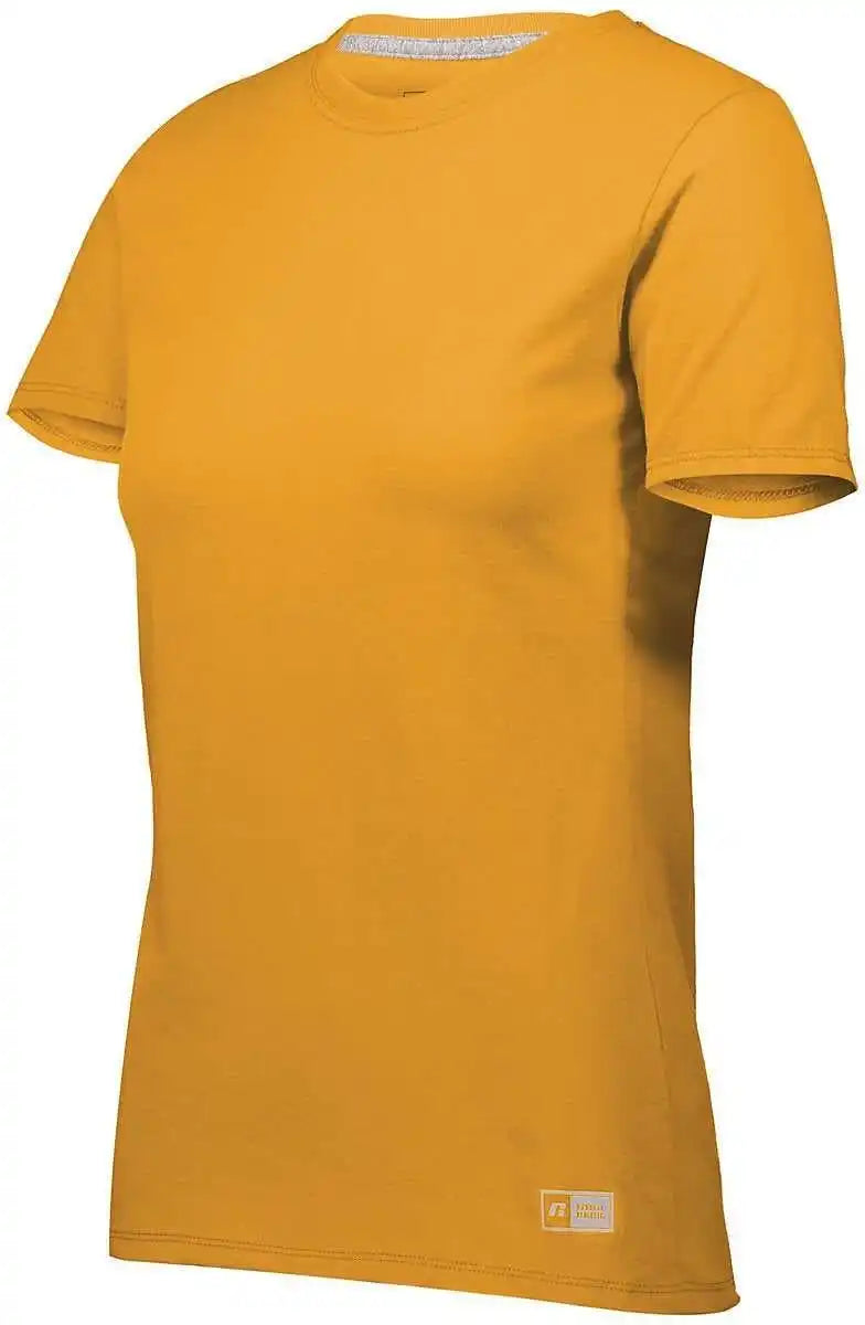 Russell 64sttx Ladies Essential Tee - Gold