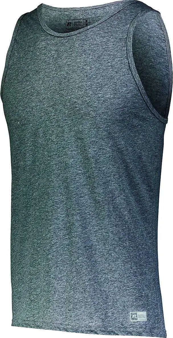 Russell 64tttm Essential Tank - Black Heather - Dark Gray / Adult s