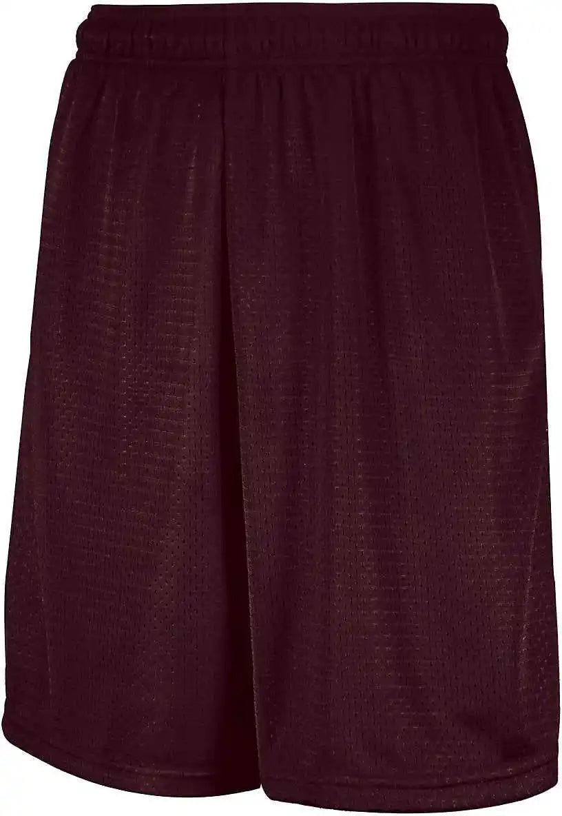 Russell 651afm Mesh Shorts with Pockets - Maroon
