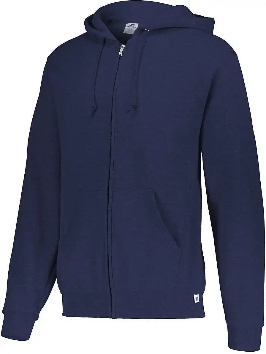 Russell 697hbm Dri Power Fleece Full Zip Hoodie J.navy
