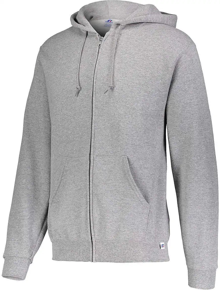 Russell 697hbm Dri-power Fleece Full-zip Hoodie - Oxford