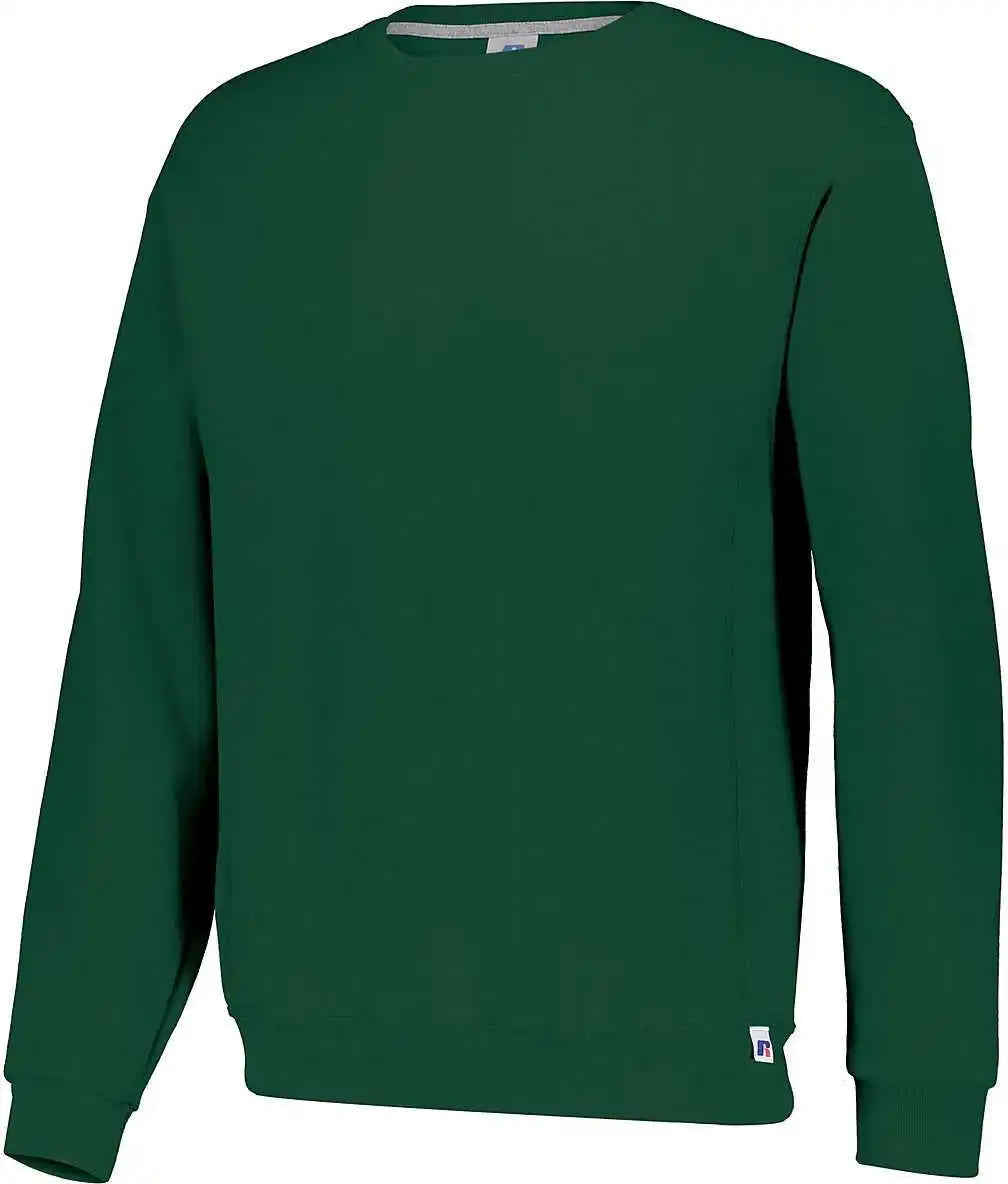 Russell 698hbm Dri Power Fleece Crew Sweatshirt Dark Green
