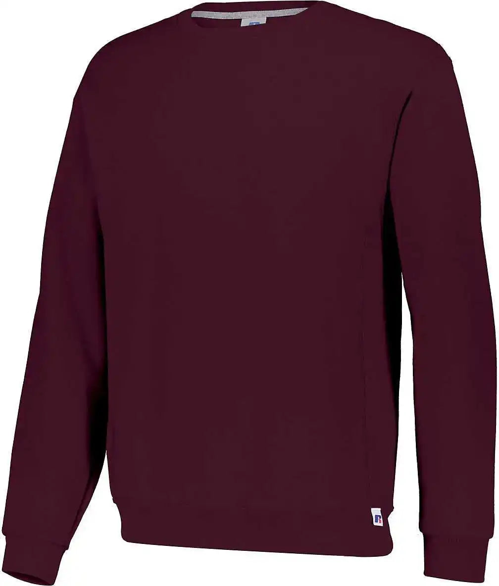 Russell 698hbm Dri Power Fleece Crew Sweatshirt Maroon