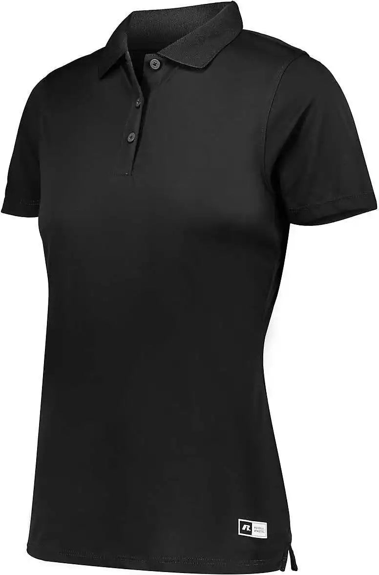Russell 7eptux Ladies Essential Polo Black