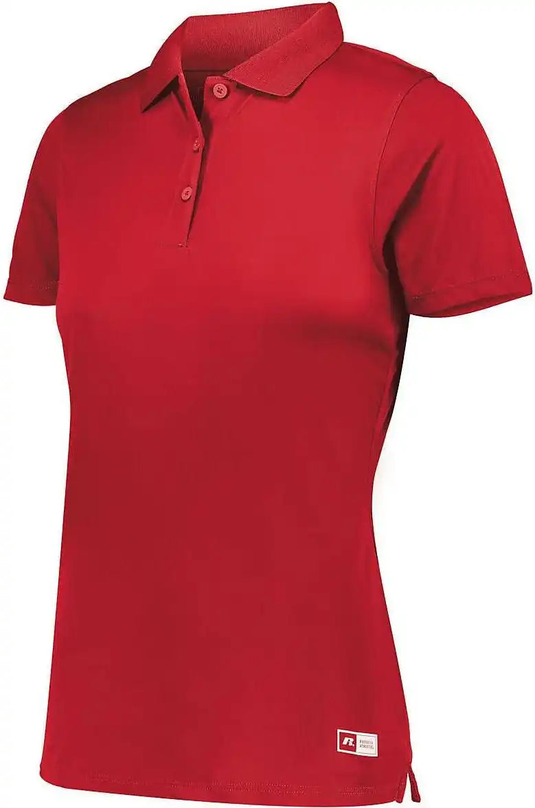 Russell 7eptux Ladies Essential Polo True Red