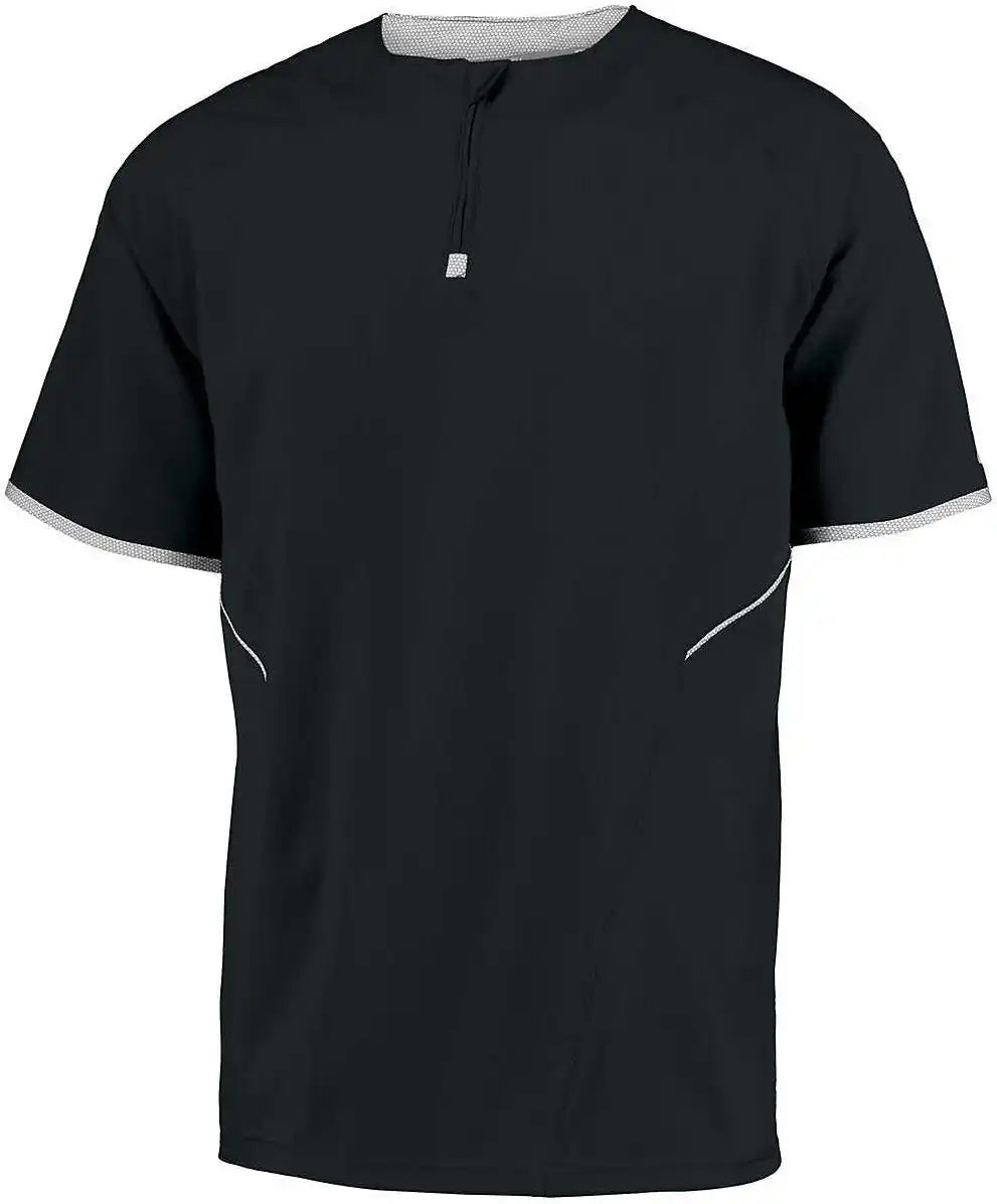 Russell 872rvb Youth Short Sleeve Pullover - Black White