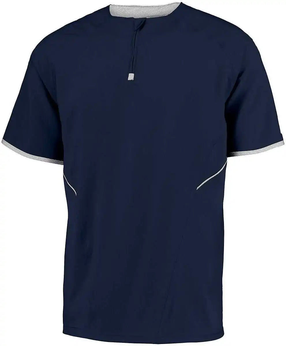 Russell 872rvb Youth Short Sleeve Pullover - Navy White