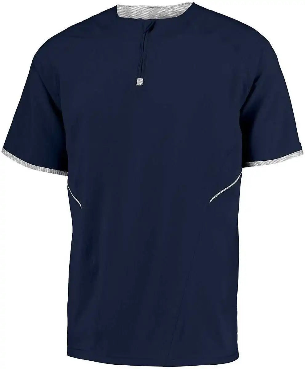 Russell 872rvm Short Sleeve Pullover - Navy White