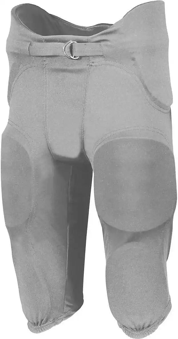 Russell F25pfw Youth Integrated 7 Piece Pad Pant Gridiron Silver