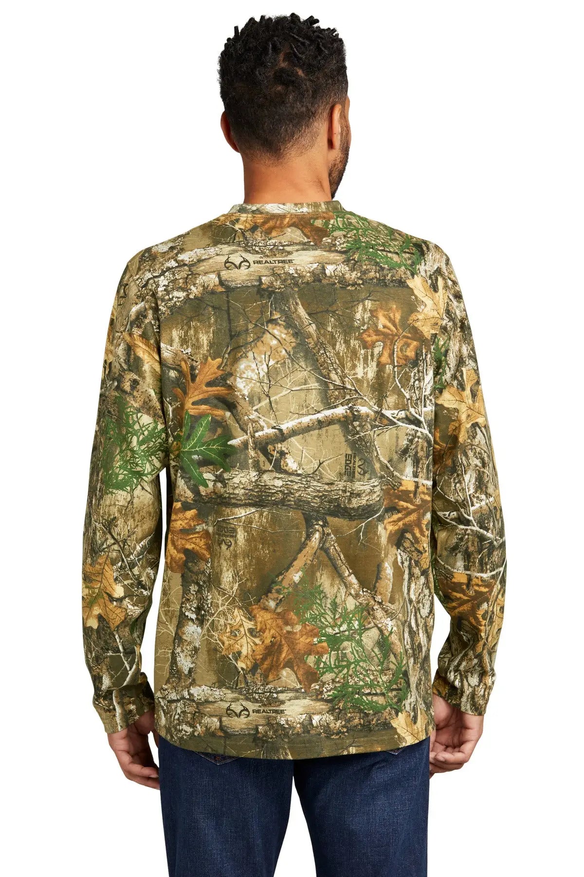 Russell Outdoors Ru100lsp Realtree Long Sleeve Pocket Tee