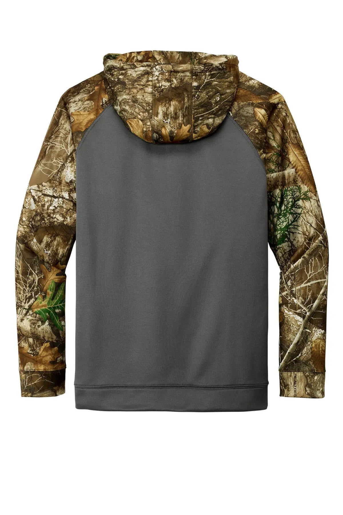 Russell Outdoors Ru451 Realtree Performance Colorblock Pullover Hoodie - Magnet Edge - Magnet/ / Adult Xs