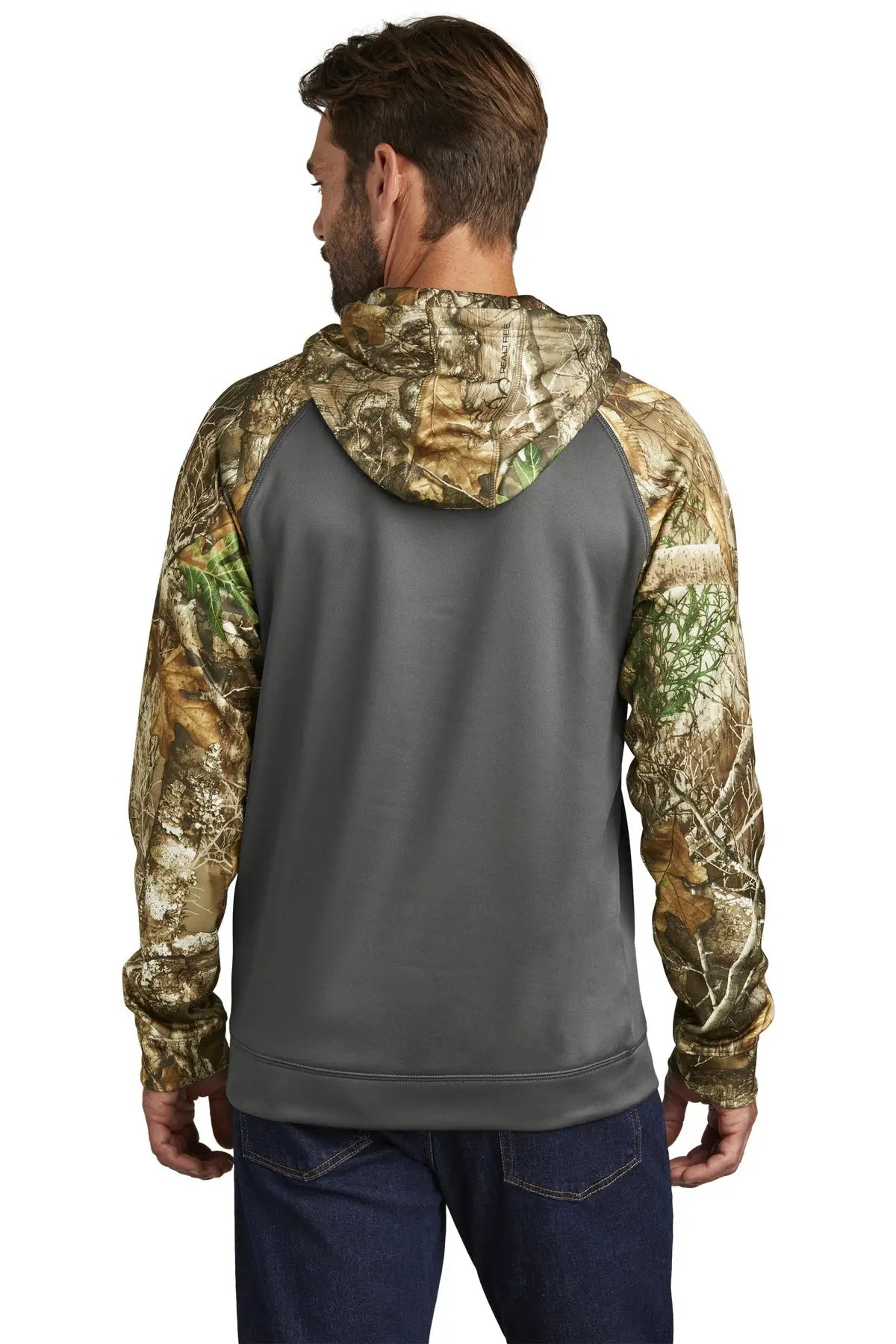 Russell Outdoors Ru451 Realtree Performance Colorblock Pullover Hoodie - Magnet Edge
