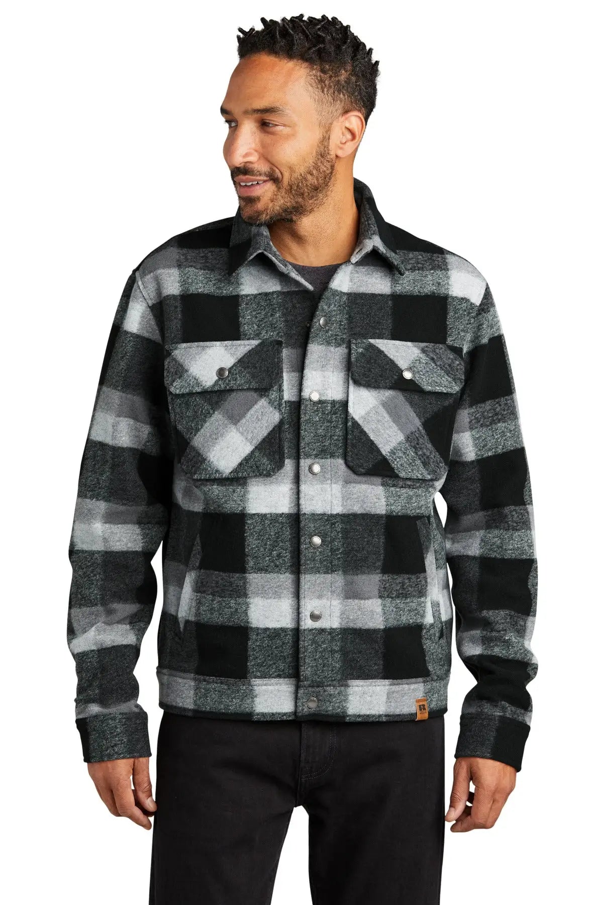 Russell Outdoors Ru550 Basin Jacket - Deep Black Plaid