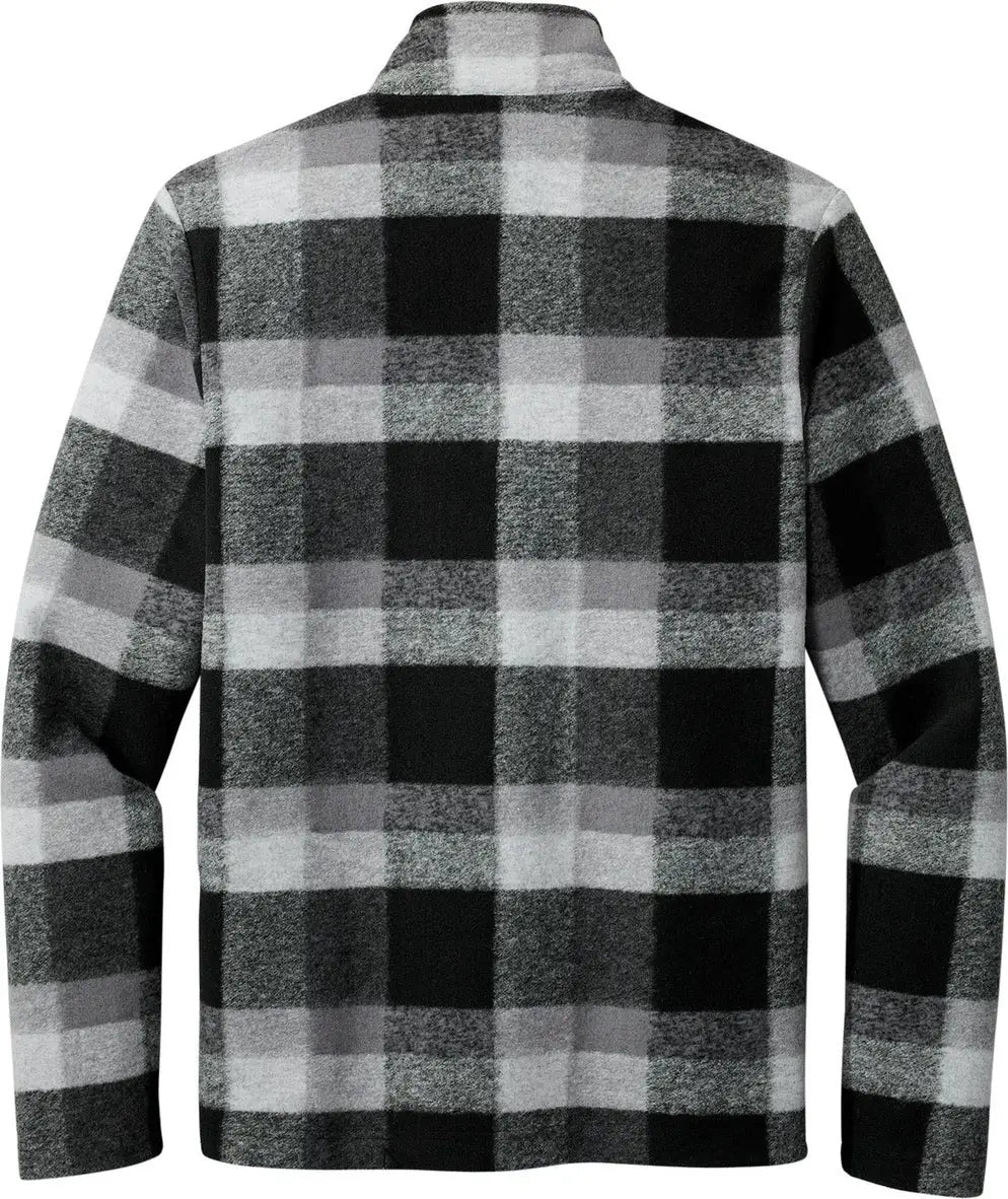 Russell Outdoors Ru551 Basin Snap Pullover - Deep Black Plaid