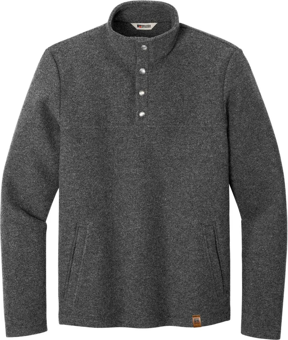 Russell Outdoors Ru551 Basin Snap Pullover - Graphite Heather