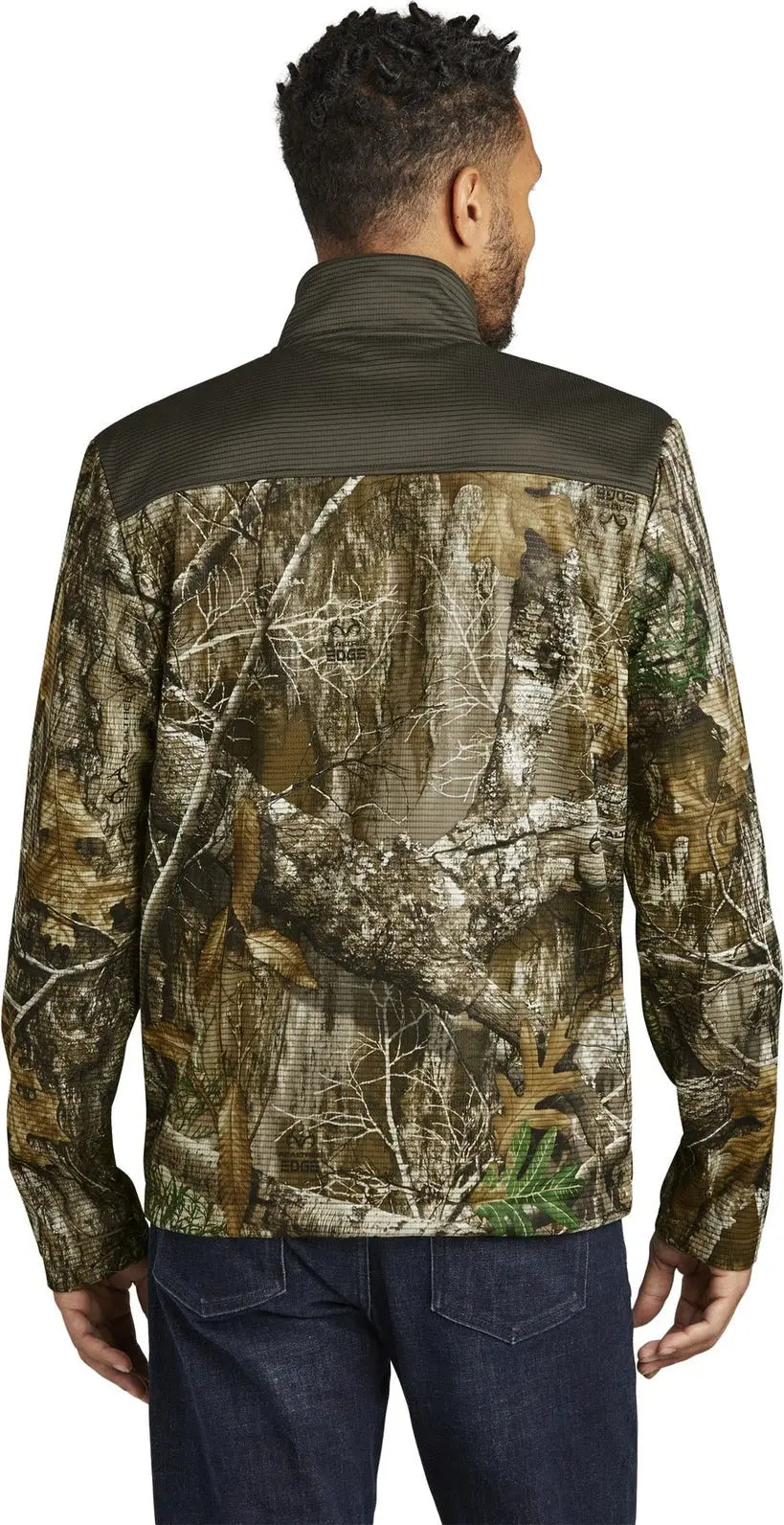 Russell Outdoors Ru601 Realtree Atlas Colorblock Soft Shell - Cargo Brown Edge