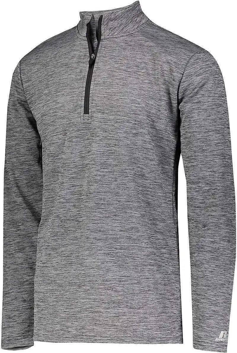 Russell Qz7eam Dri Power Lightweight 1 4 Zip Pullover Black