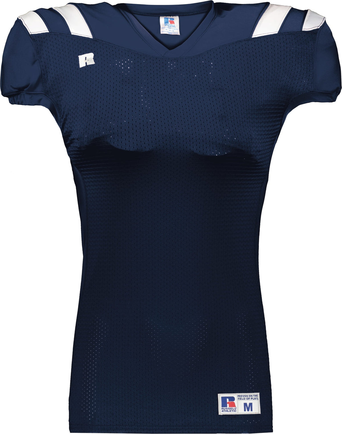 Russell R0100w Youth Canton Football Jersey - Navy White