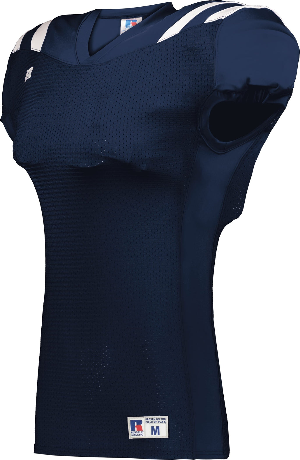 Russell R0100w Youth Canton Football Jersey - Navy White - s