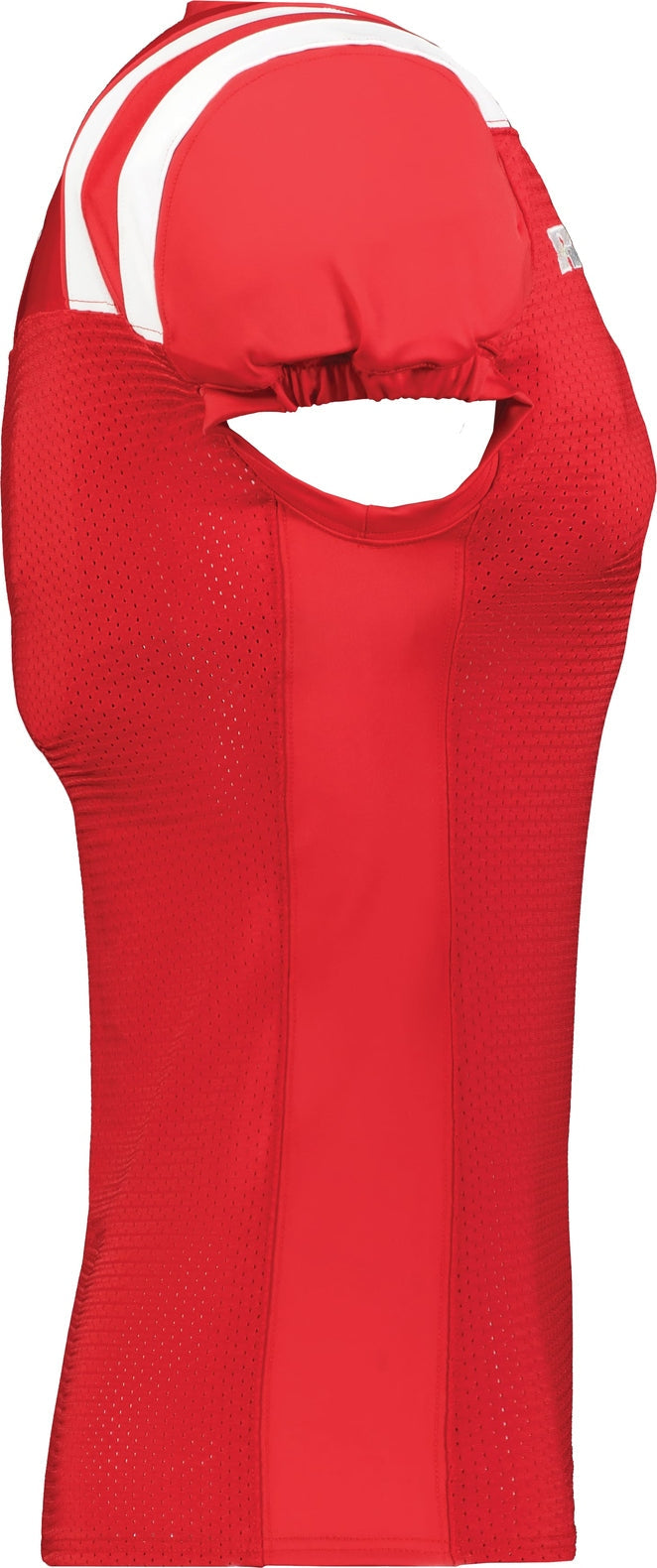 Russell R0100w Youth Canton Football Jersey - True Red White