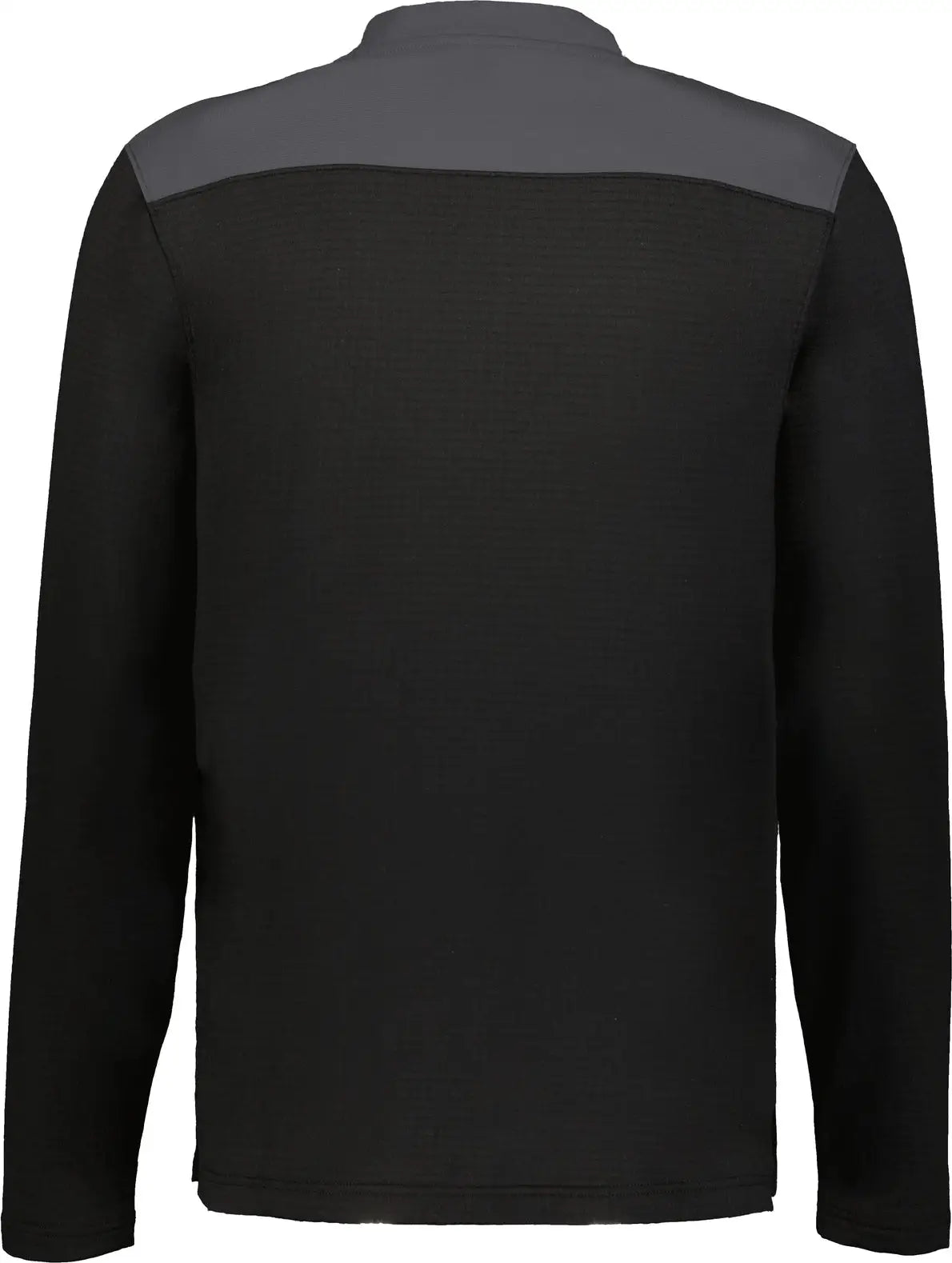 Russell R03gkm Sideline Grid 1/4-zip Pullover - Black Stealth