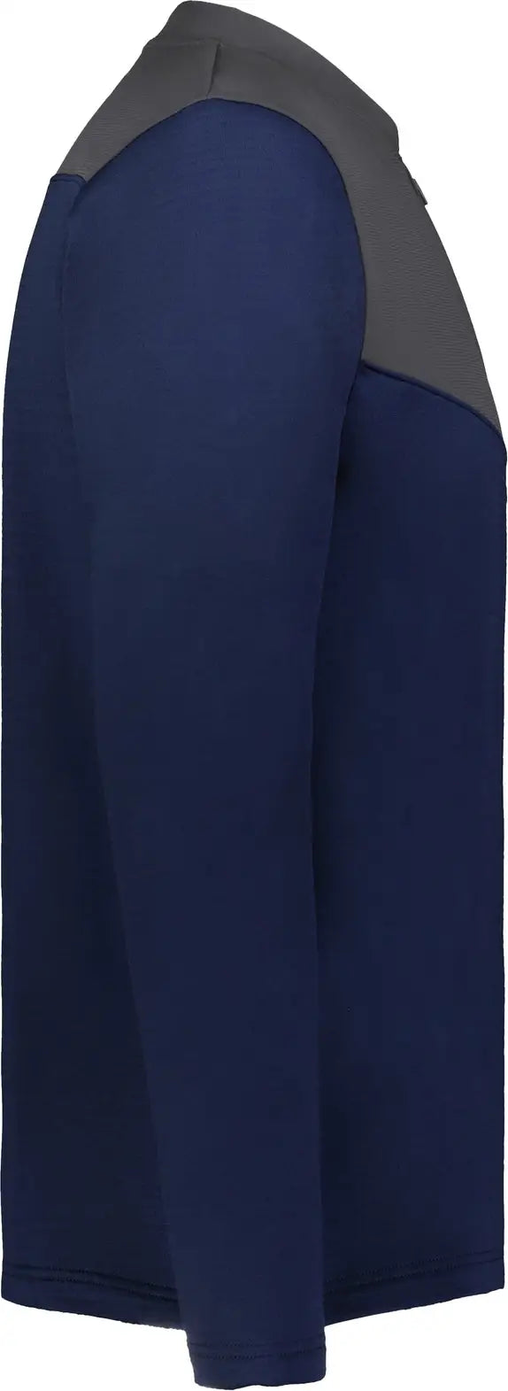 Russell R03gkm Sideline Grid 1/4-zip Pullover - Navy Stealth