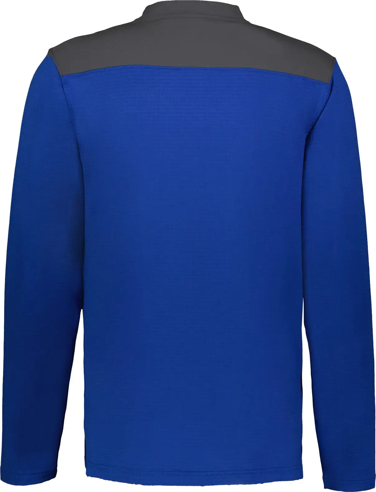 Russell R03gkm Sideline Grid 1/4-zip Pullover - Royal Stealth