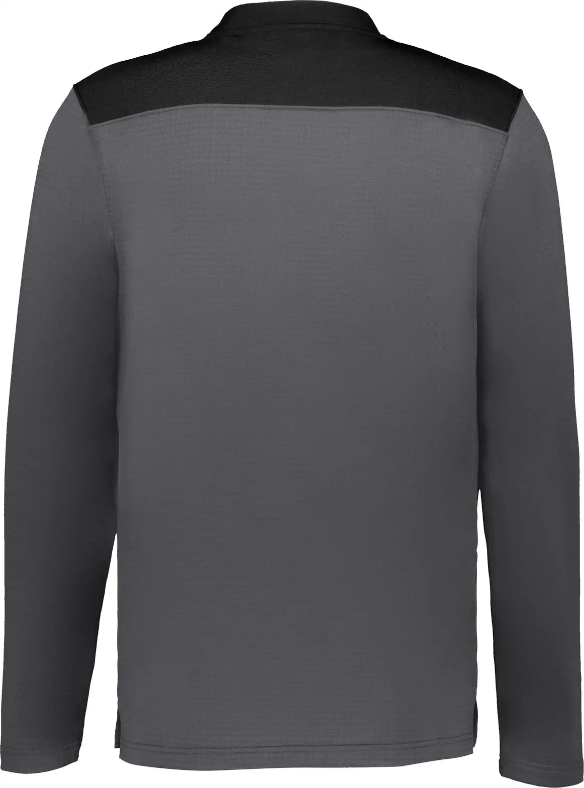 Russell R03gkm Sideline Grid 1/4-zip Pullover - Stealth Black