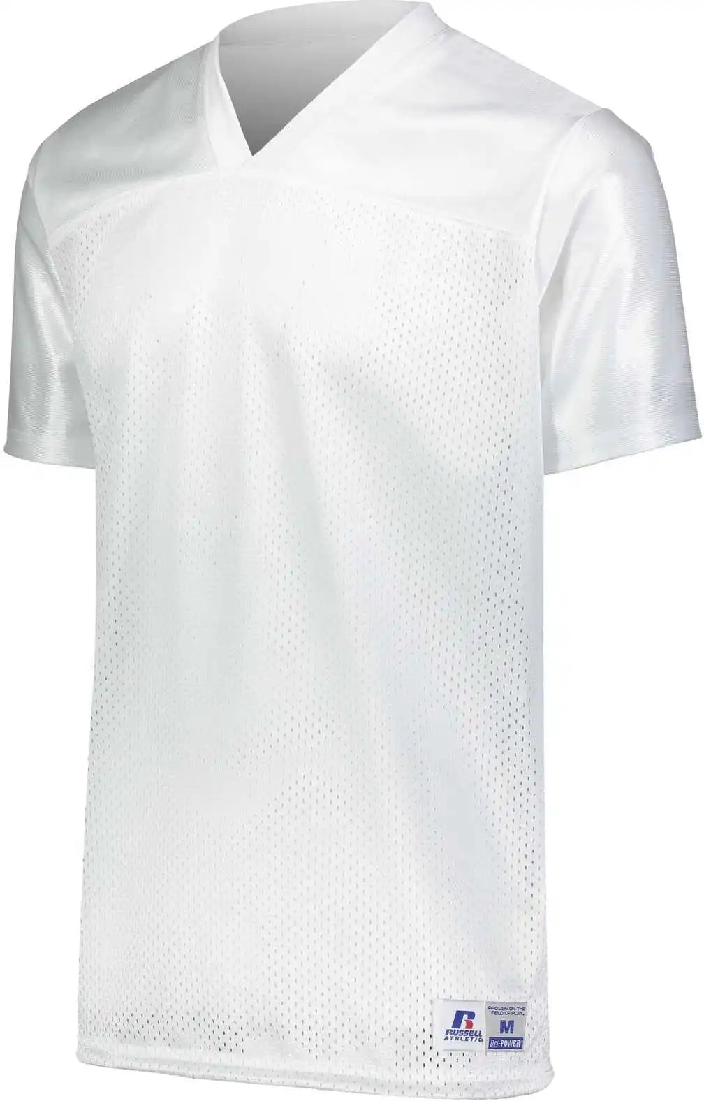 Russell R0593b Youth Solid Flag Football Jersey White