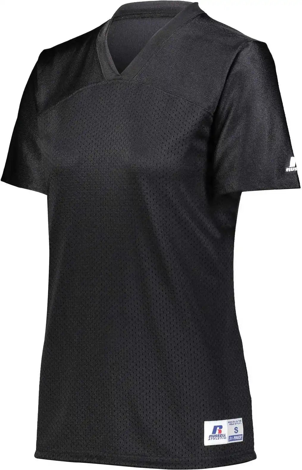 Russell R0593x Ladies Solid Flag Football Jersey - Black